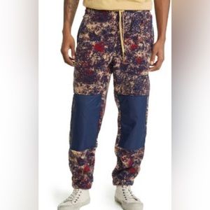 Vans Retro Multicolor Mixed Media Fleece Pants Size Large NWT